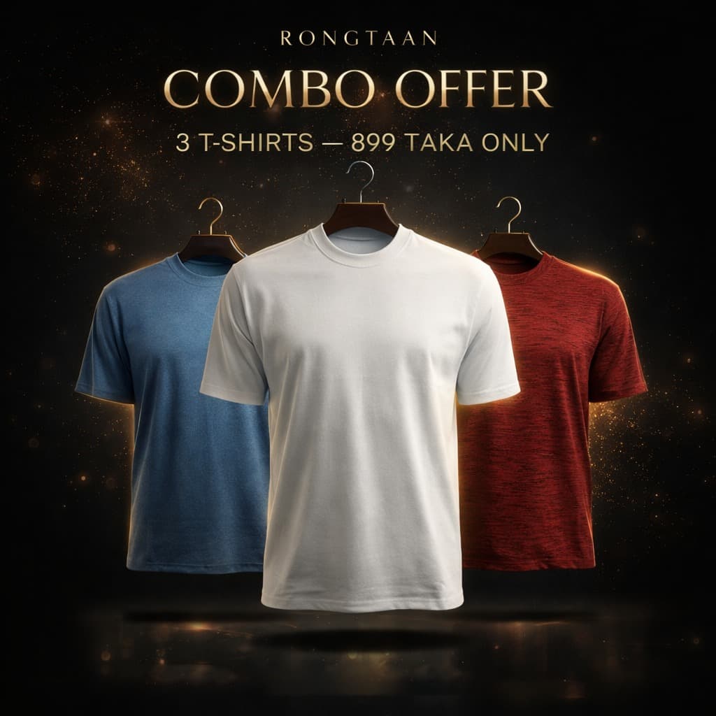 3 in 1 Combo Offer Men’s Knit T-shirt Offer 1