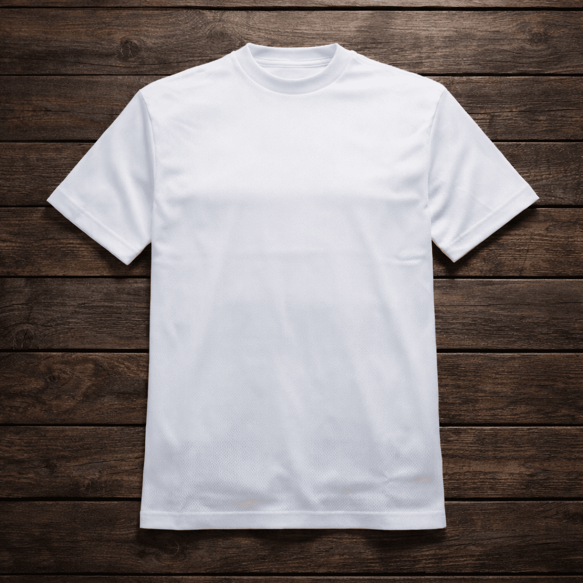 White Bubble Tex Jersey 100% Cotton Men’s Knit T-Shirt