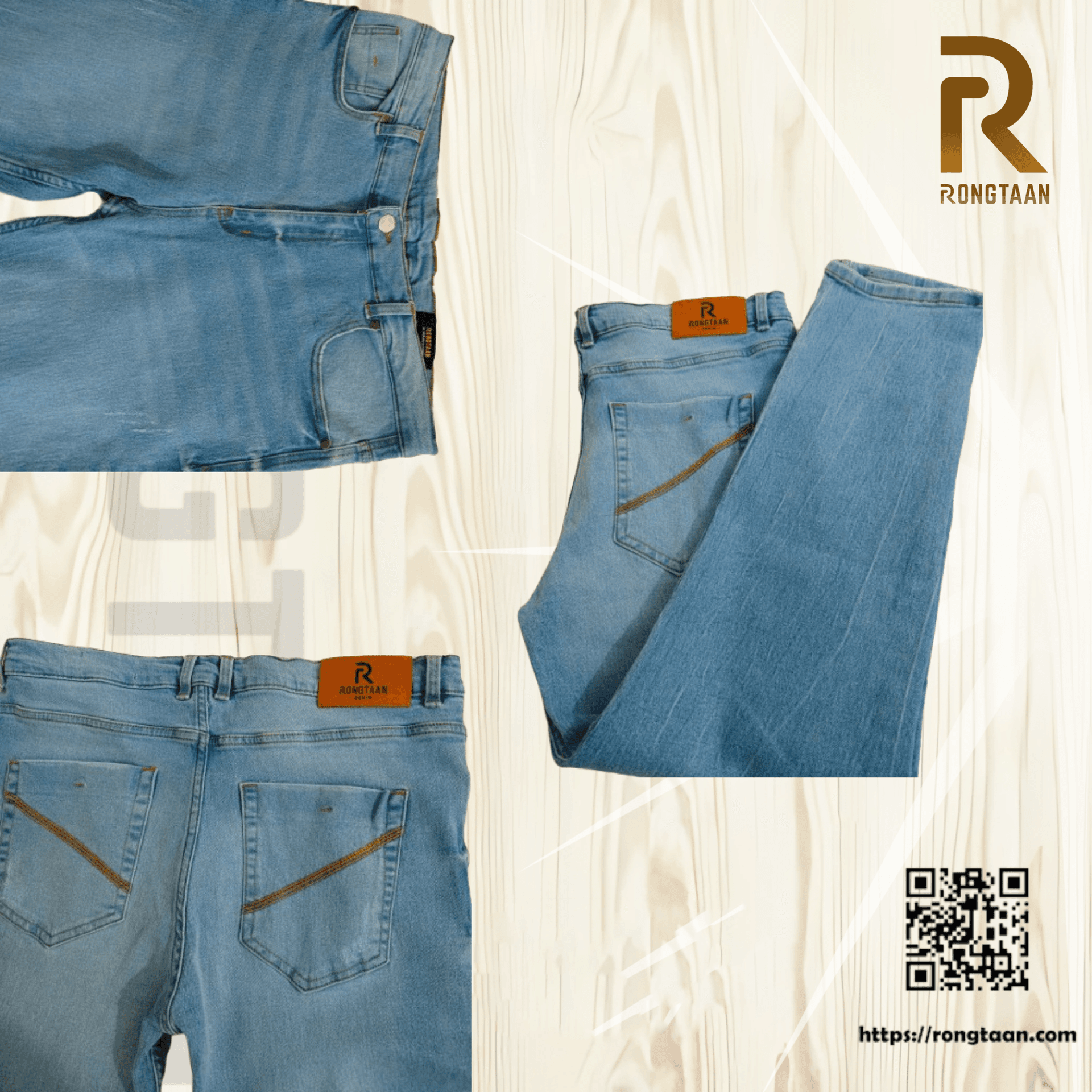 Light Wash Men's Denim Pant