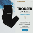 Black Premium Cotton Men's Jogger Pant